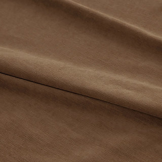 Rideau en chenille marron luxueux et mat exquis