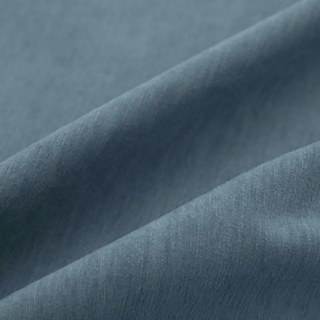 Exquis Rideau en Chenille Bleu Brumeux Mat et Luxueux 6