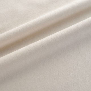 Rideaux en velours crème lustré