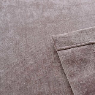 Rideau en chenille luxe moka violet poussiéreux