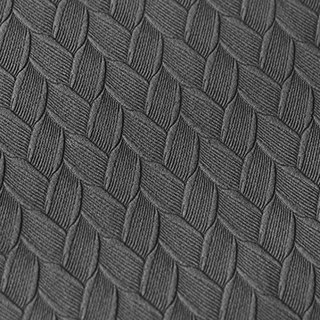 Rideaux occultants en velours gris foncé anthracite texturé façon panier scandinave