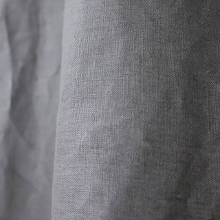 Shabby Chic Charbon Gris Rideau en Lin 100% Flax 3