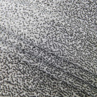 Galaxy Noir & Argenté à Paillettes Scintillant Ombré Rideau Voile