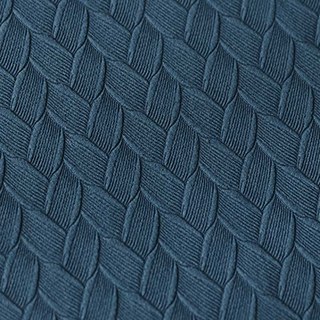 Rideaux occultants en velours bleu denim texturé tissé scandinave 4