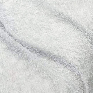Câlinez-vous Rideau en Mohair Doux Ivoire Blanc Voile Lourd 2