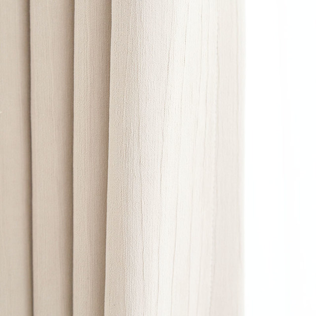 Euphoria Crème Blanc Cassé Rideau Chenille Froissé Écrushé Anti-Lumière 1