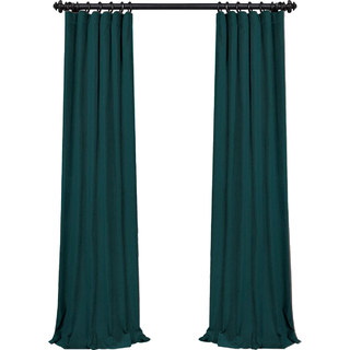 Fine Teal Velvet Curtain
Fines rideaux en velours turquoise 6