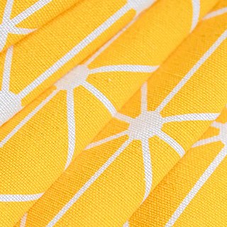 Citron Jaune à Carreaux Géométriques Bohèmes Rideaux 4