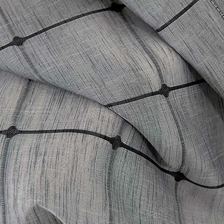 Pane Paradise Checked Grid Charcoal Grey Voile Curtains
Pane Paradise Carreau Grille Gris Anthracite Rideaux Voile 4