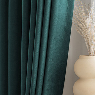 Smart Space Double Sided Teal Green Vegan Suede Curtains
Smart Space Rideau Vert Teal Double Face en Suède Végane 1