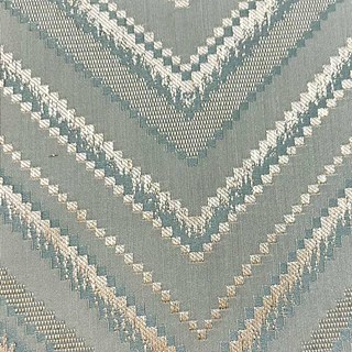 Chic Chevron Art Déco Rideaux Bleu Canard à Paillettes 4
