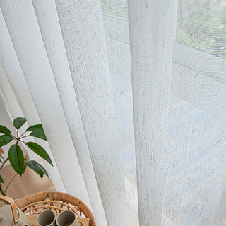 Double Cross Linen Style Mesh Net Curtain
Double croisé style lin maille rideau voilage 7