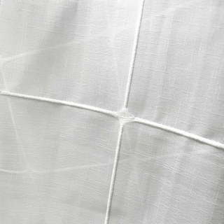 Pane Paradise Carreau Ivoire Blanc Rideaux Voile 5
