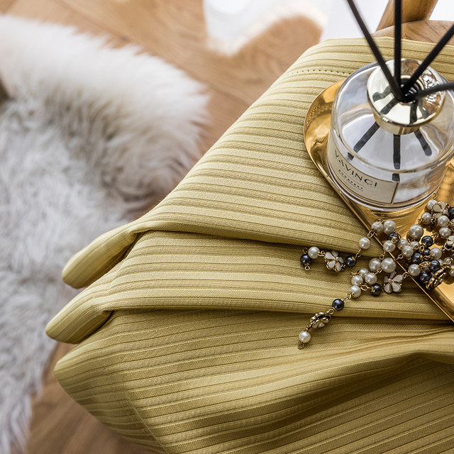 Radiant Ribbons Rideaux Zébrés Or Jaune Occultants 1