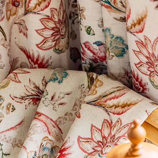 Ravishing Redbirds Rideaux occultants floraux multicolores 4