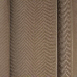Sunnyvale Herringbone Mocha Brun Velours Texturé Rideau Occultant 6