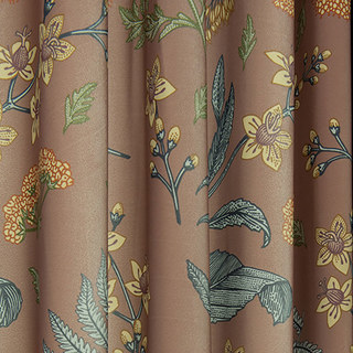 Wildflower Whispers Brown Velvet Floral Curtains
Wildflower Whispers Rideaux Floraux en Velours Marron 4