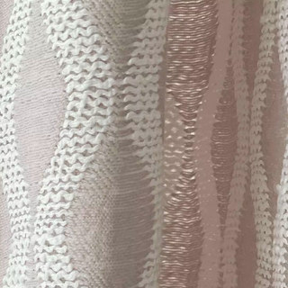 Enchanté Ogee Scintillant Géométrique Gris Taupe Rideaux 5