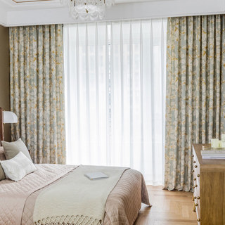 Fig Trees Vert Sauge et Marron Rideau Floral 6