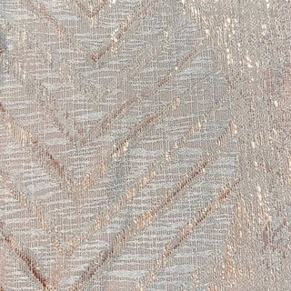 Feuillage Danse Rideaux Jacquard Argent Gris Luxe 5