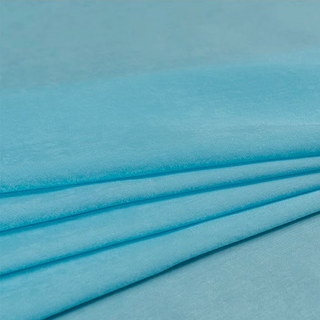 Satiné Touch Rideau Voile Bleu Bébé 5