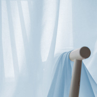 Douce Brise Bébé Bleu Voilage Chiffon Rideau 4