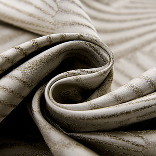 Éventails Orientaux Luxe Art Déco Motif Jacquard Rideau Crème