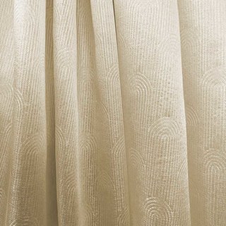 Rolling Hills Art Déco Voilages Chatoyants Or Champagne 5