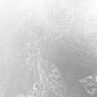 Feuilles Scintillantes Rideau Voile Ivoire Blanc 5