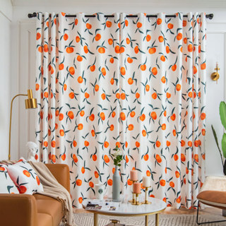 Le Rideau Orange Le Plus Joyeux, Style Lin 7