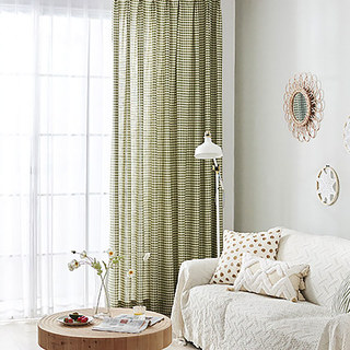 Farmhouse Charm Linen Style Olive Green Gingham Check Curtains
Rideaux à carreaux verts olive style lin charme de ferme 2