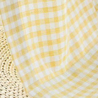 Farmhouse Charm Linen Style Yellow Gingham Check Curtains
Rideaux à carreaux gingam jaunes, style lin, charme champêtre