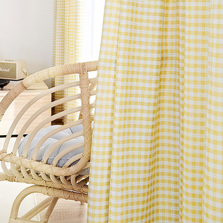 Farmhouse Charm Linen Style Yellow Gingham Check Curtains
Rideaux à carreaux gingam jaunes, style lin, charme champêtre 2