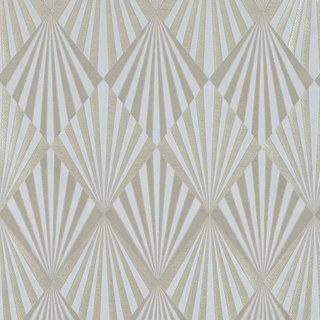 Deco Diamant Jacquard Géométrique Crème Or Faux Soie Rideaux