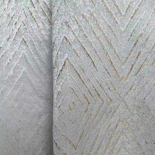 Diamant Vie 3D Jacquard Or Glitterie Argent Gris Rideau géométrique 6