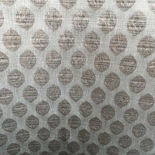 Feuillage Éthéré Luxe Jacquard Café Brun Rideaux Voile Géométriques à Pois 4