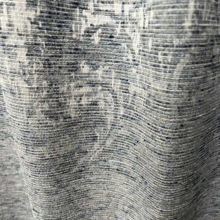 De Luxe Jacquard Gris Argenté Rideau Damassé 4