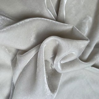 Opulence Crème Champagne Soie Éclatante Légère Voile Translucide Rideau de Velours 4