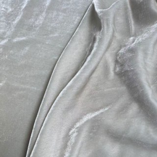Opulence Crème Champagne Soie Éclatante Légère Voile Translucide Rideau de Velours 5