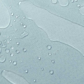 Del Mar Imperméable Anti-Lumière Bleu Clair Lin Style Rideau d'Extérieur