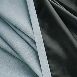 Del Mar Imperméable Anti-Lumière Bleu Clair Lin Style Rideau d'Extérieur 2