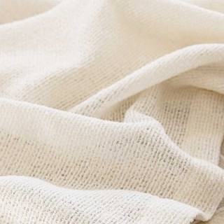 French Chic Beige Crème Rideau Voile Épais 5