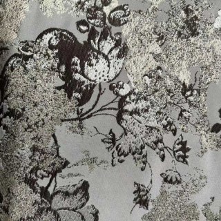 Rideaux jacquard beige crème Rêverie florale 6