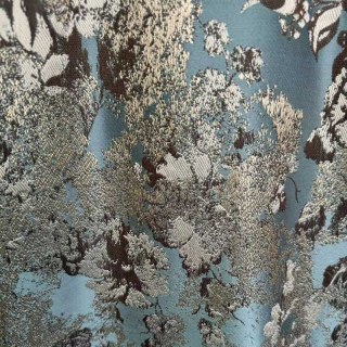 Rêve Floral Jacquard Rideaux Bleu Œuf de Canard 3