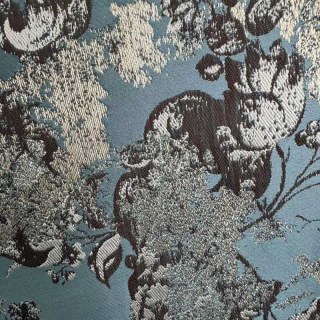 Rêve Floral Jacquard Rideaux Bleu Œuf de Canard