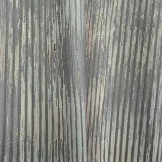 Cascades Dorées Texturées Rayées Gris et Or Rideau 2