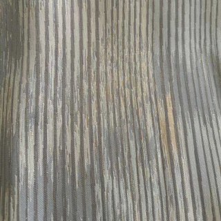 Cascades Dorées Texturées Rayées Gris et Or Rideau 4