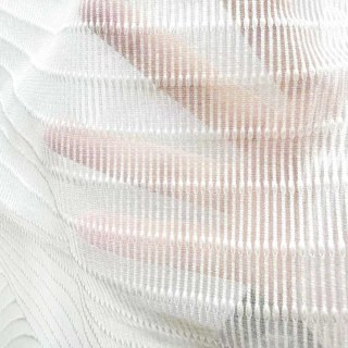 Tide Luxe Motif Vague Rideau Voile Blanc 4