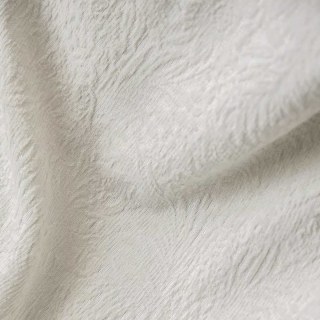 Bloomfield Chenille texturée ivoire blanc avec motif floral Rideau 4