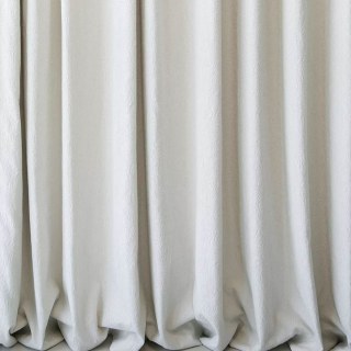 Bloomfield Chenille texturée ivoire blanc avec motif floral Rideau 2